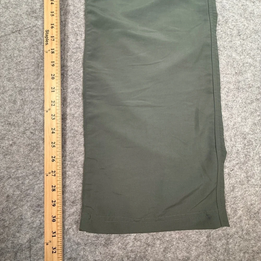REI Men's  Pants 42x31 Dark Olive Green Nylon Travel Hiking‎ NWT